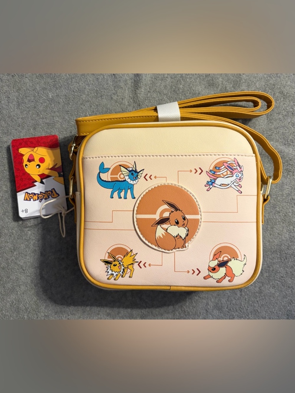 Loungefly Pokemon Eevee Evolutions Crossbody Bag